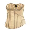 Women Latex Waist Trainer Three Rows Buckle Body Shaper Slimming Waist Cincher Belt