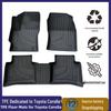 Eco-friendly TPE Floor Mats for Toyota Corolla - Odorless, Double-layer, Wear-resistant Interior Protection