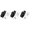 3 Set Locking Push Button Latch For Marine Boat Radio Box, Tool Box, Electronic Box, Motorcycle Glove Box Lock.-N29R