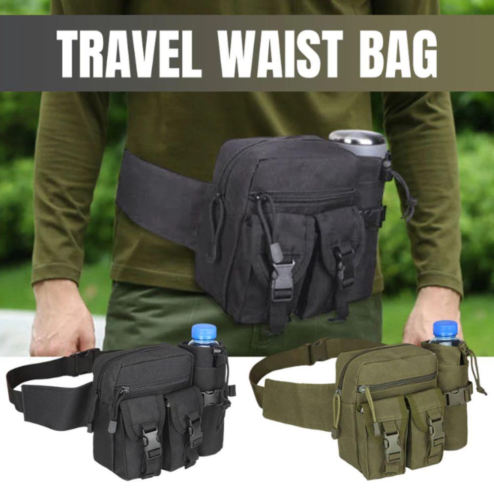 Phone Pouch Hiking Water Bottle Bag Water Cup Pocket Camping Belt Bag  Climbing Camping