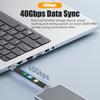 5A Fast Charge Cable USB 4.0 Data Cable 40Gbps USB C to Type C Short Cable PD 240W 8K 60Hz for Thunderbolt 3/4 iPhone 15 Pro Max