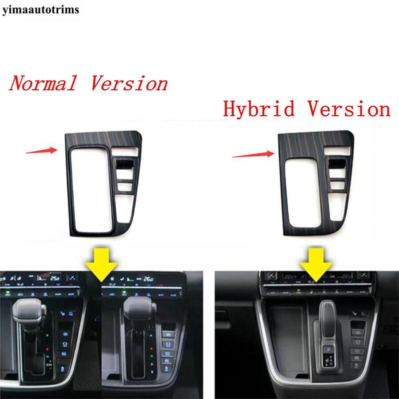 Center Control Gear Shift Panel Cover Trim Accessories For Toyota Noah / Voxy 90 - Normal / Hybrid Version Right Hand