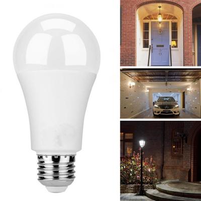 E26 12W 3000/6000K Sensore Fotoelettrico LED Lampadina Sferica Portico