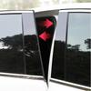 Passend für Nissan Maxima 2016 2017 2018 Glänzend Schwarz Säulenpfosten Türfenster Centerleisten Aufkleber Abdeckung