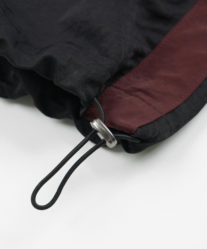 FRIZMWORKS String Nylon Track Pants _ Black