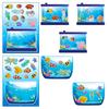 6/12sheets Funny Cartoon Fish Tank Puzzle Stickers Children's DIY Notebook Laptop Cute Decoration Decal Make Your Own Jigsaw Toy