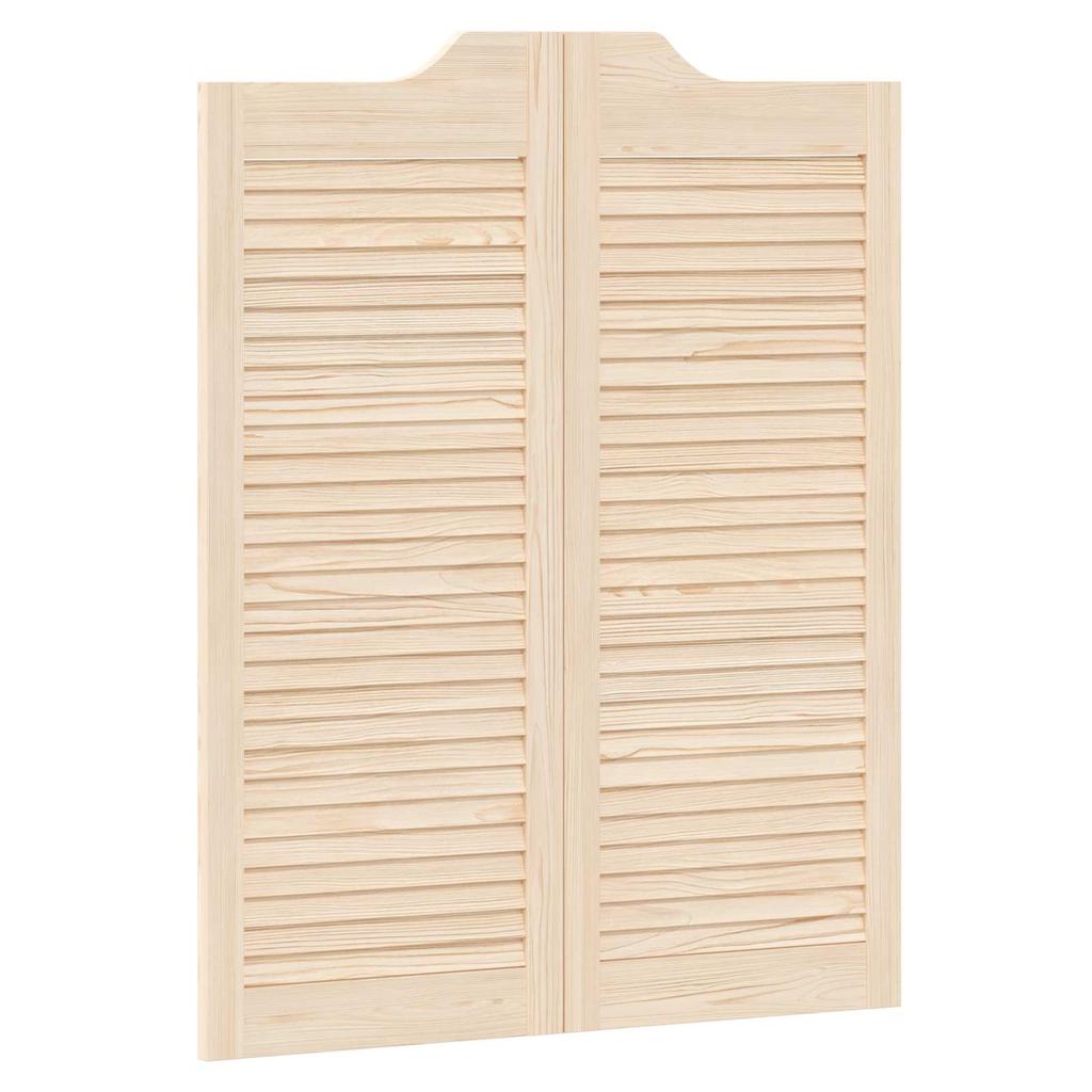 Swing Doors 100 x 40 cm Solid Pine Wood Natural