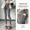 Haifischhose Damen Hohe Taille Bauchkontrolle Hüftlift Yoga Leggings, Frühling/Herbst 2024, Übergröße, mit Taschen, Barbie-Stil.