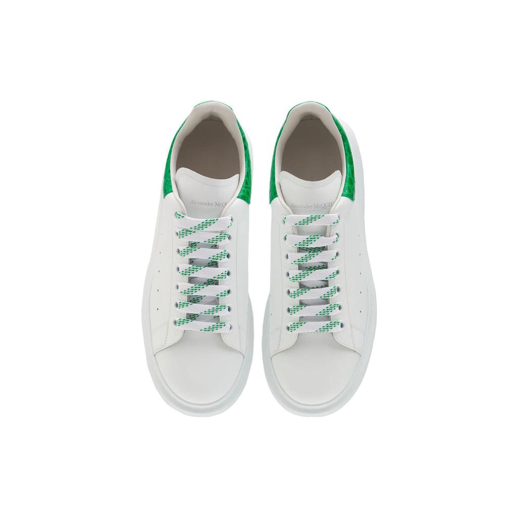 Alexander Mcqueen Oversized Sneaker 'White Green Crocodile' 625162WHYB89409