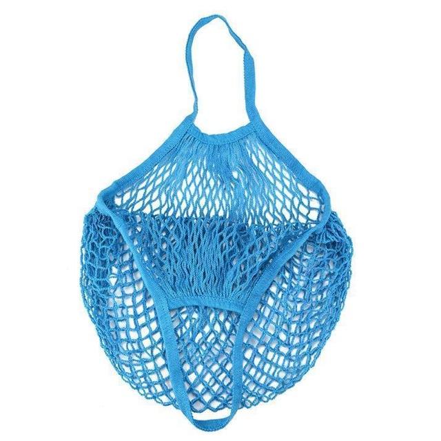 New Mesh String Shopping Bag Fashion Net Bag Reusable Fruit Storage Handbag Totes Women Shopping Mesh Bag Shopper Shoulder Bags