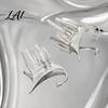 Non Pierced Earrings Silver Ear Cuff for Women No Piercing Metal Elf Alloy Clip Cuff Cartilage Climber Hair Styling Accessory Cool Girl Fashion