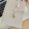 Keychain Pendant Bowknot Decor Simulated Fruit Design Key Chain with Universal Lobster Clasp Keys Bags Phones Accessory
