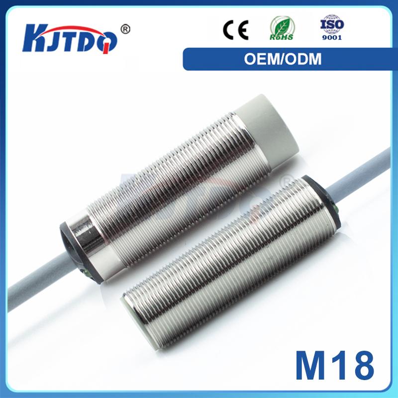 M18 Unshielded 2 Wire 3Wire Sn 12mm IP67 Distance Inductive Proximity Sensor Switch With CE High Precision 110v 220v 230v