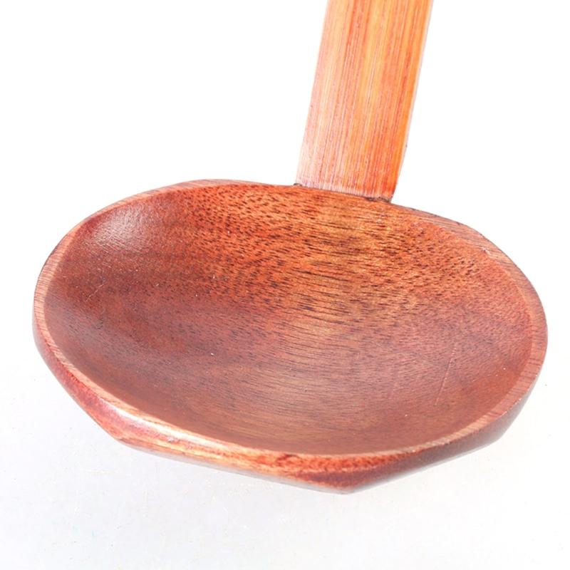 Kitchen Ladles Soup Spoon Wood Serving Spoons Cooking Utensils Wood Kitchen Utensil with Long Straight Handle Enduring