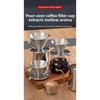 V60 Coffee Filter Stainless Steel 304 Coffee Set Equipment - Filter Cup Funnel Drip