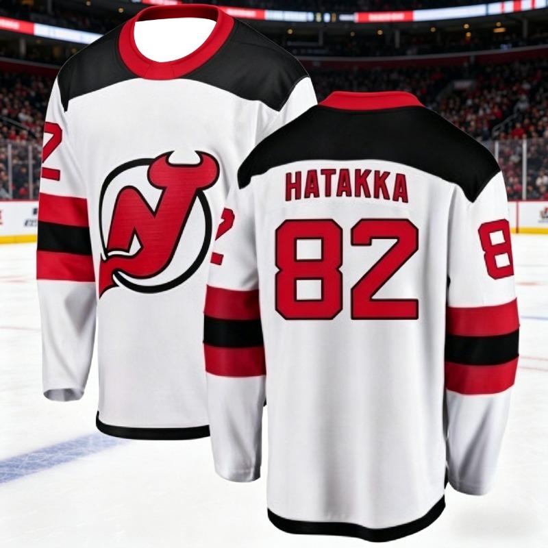 2026 New Jersey Pánský Nový Tréninkový Oblek na Lední Hokej 3D Tištěný Tým Ďáblů Bílý Sportovní Dlouhý Rukáv Rodina