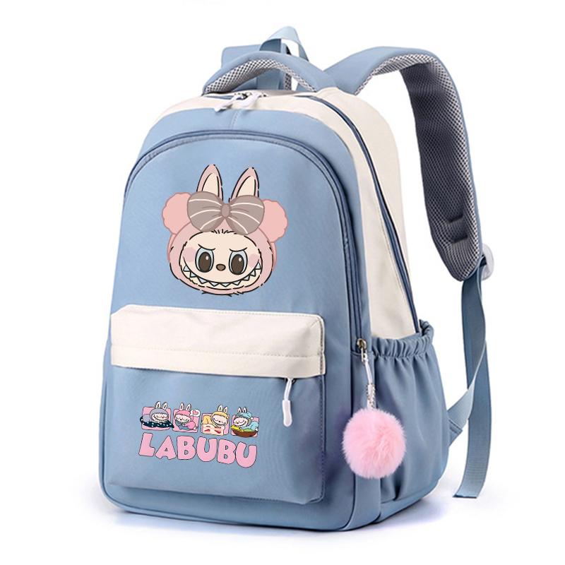 Cute Cartoon Printed Backpack Student Kid Schoolbag Women Large Capacity Waterproof Bookbag Kid Birthday Gift Travel Bag