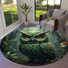 AnimalsElves Round Area Rug,Carpet Rug for Living Room Bedroom Sofa Playroom Decor,Non Slip Floor Mat