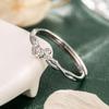 Elegant Women's Rose Ring: Light Luxury, Niche Design, Plain Band, Index Finger Style