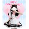 Sweet Maid Outfit Women Anime Maid Costume Fancy Dress Cosplays Costume Maid Dress with Sock Headwear Apron Bustel