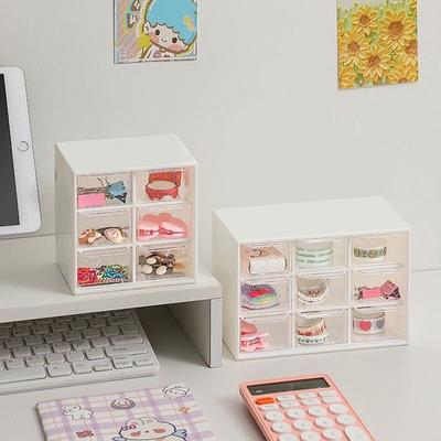 Gavetas de Armazenamento Transparentes Plástico Organizador de Joias Brincos Gavetas Caixas Mini Gaveta Organizador de Mesa Armazenamento de Papelaria