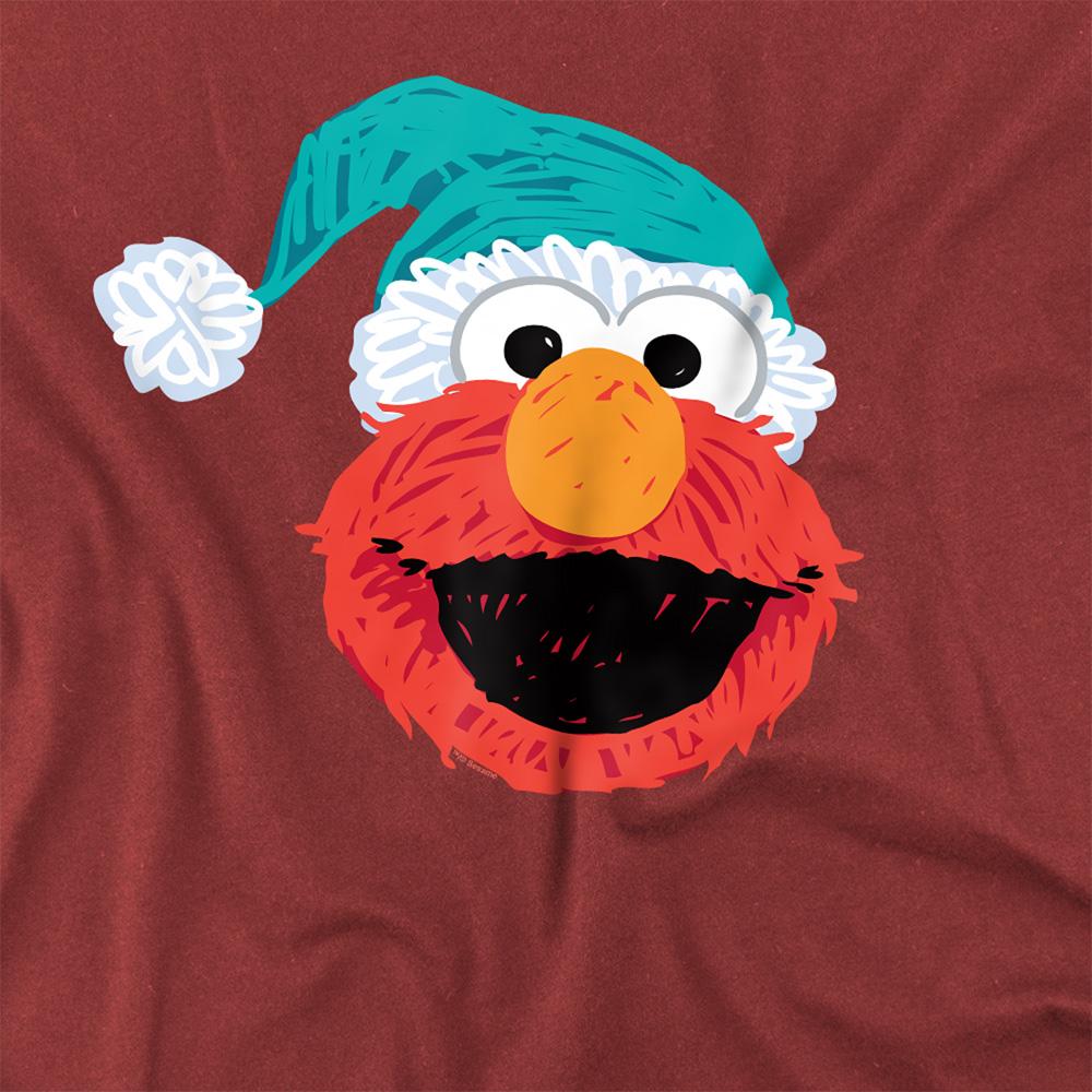 Sesame Street Unisex Adult Elmo Christmas T-Shirt