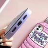 For iPhone 16 Promax 15 14 Pro Max 13 Plus  3D Cartoon Water Bottle Phone Case Soft Silicone Cover