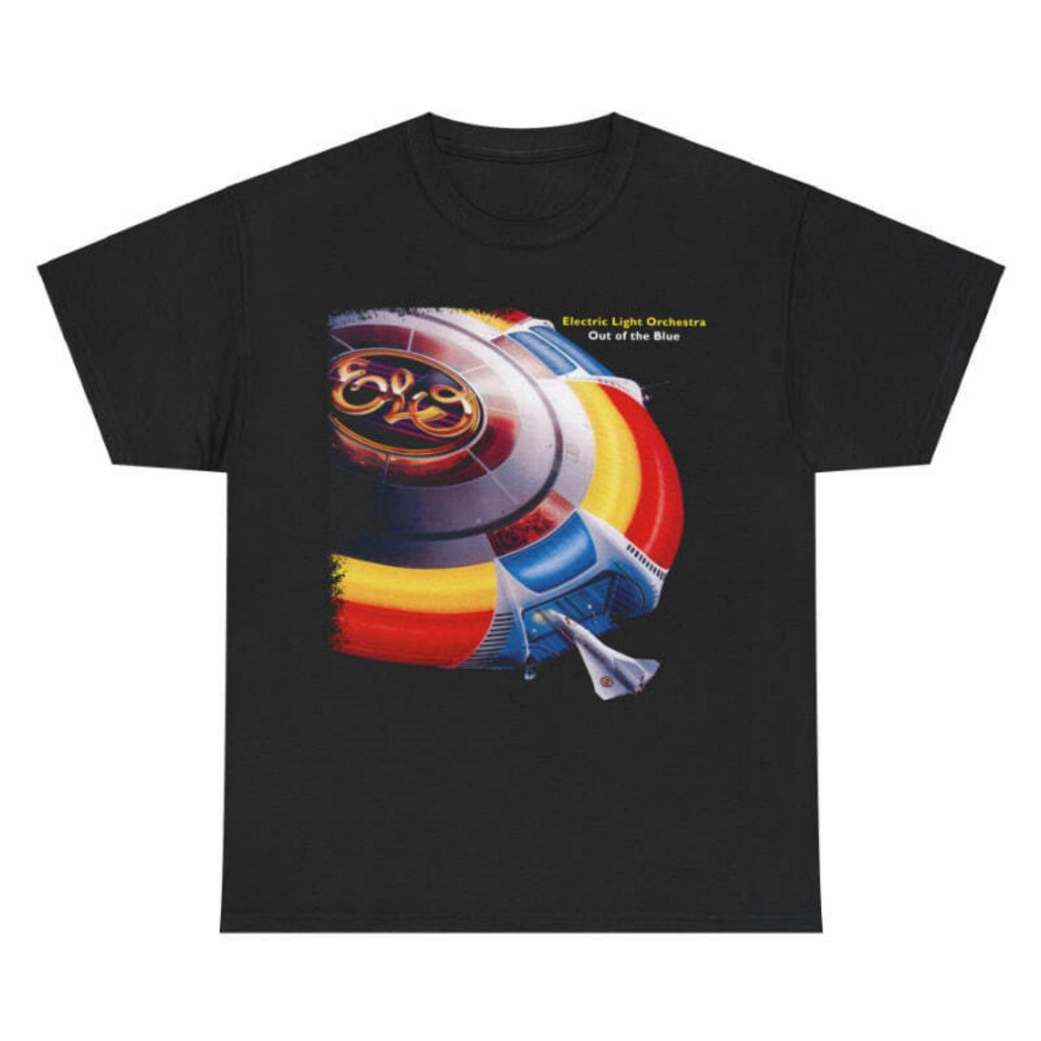 

Rock Classic Band T-Shirt Its Over ELO Electric Light Orchestra Out of the Blue Unisex T-Shirt S чёрный
