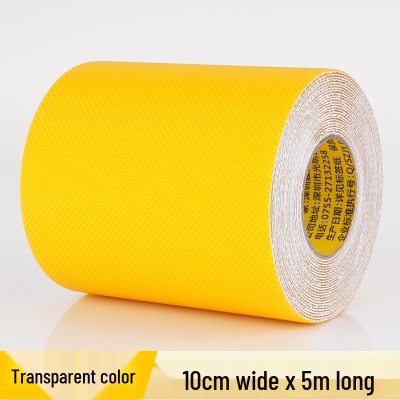 Transparent Brick Pattern Anti-Slip Tape: Self-Adhesive, Waterproof, Wear-Resistant for Bathroom and Staircase Safety