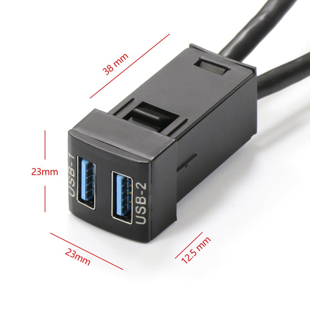 For Toyota Vehicles, For Toyota, USB3.0 Input Port, Audio Relay, Audio Parts, 2 x