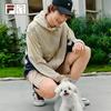 FILA FUSION Sketchy Dog Collaboration Men's Sun Protection Hooded Jacket