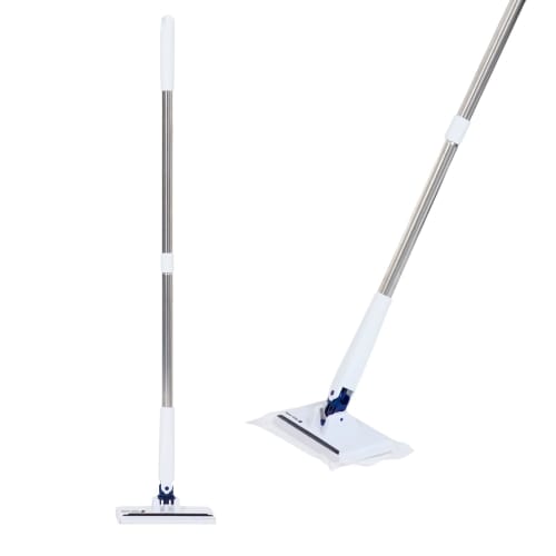 TENSI JAPAN One-Touch Attachable Floor Wiper for Any Seat, Freestanding Angel One-Touch Creeper (16cm)