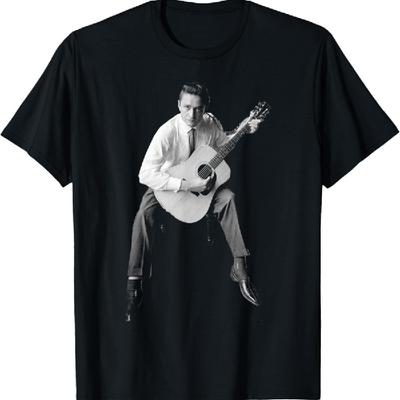 Johnny Cash At The Savoy London 1959 Unisex Adult T-Shirt Black Small
