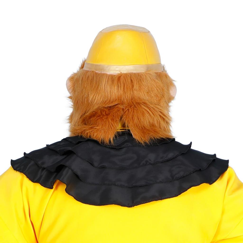 Lustige Vollgesichts-Latexmaske mit Hut für COS-Performance oder Streiche bei Erwachsenen