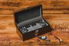 Es'prima Watch Storage Case, Watch Storage Box, Collection Case, High Quality Walnut Wood, Holds 4 Watches, ES5304WD