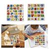 Set Color Recognition Board Game Blocks Early Learning Toys Kids Ages 3-5 Preschoolers