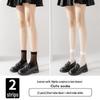 Summer Black Over-the-Knee High-Transparency Socks - Mid-Tube JK Uniform Style for Female Students