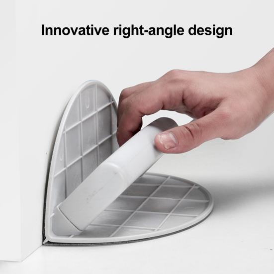Semi-Circular Angle Sanding Sandpaper Tool with Ergonomic Handle Multifunctional Drywall Corner Sander Polishing Grinding Tool with 10 Sandpapers