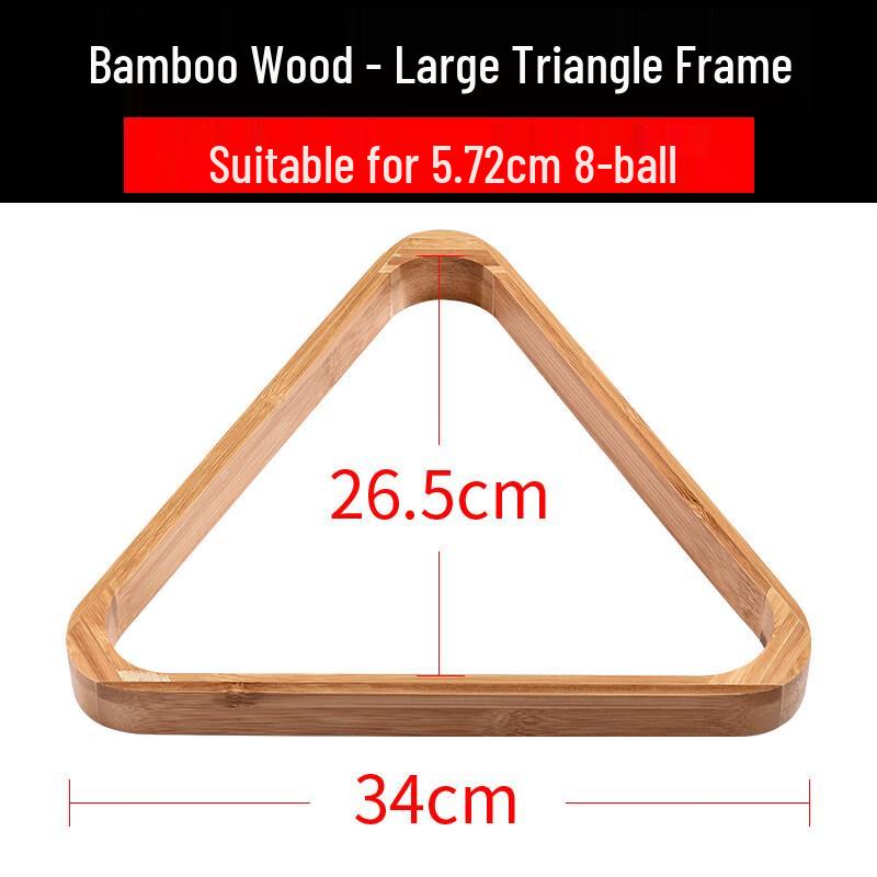 

Bamboo Billiard Triangle Rack