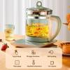 1.8L Large Capital Thermos Electric Health Teapot 800W Household Multi-function Kettle Small Portable Thick Glass Kettle