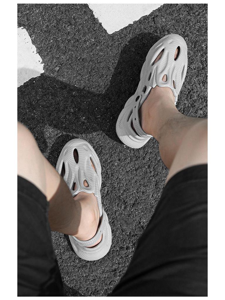 EVA Men's Summer Deformable Soft Sole Sandals: Outdoor Sports Slippers for Couples