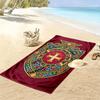 Royal Emblem Nautical Pride beach towel Beach towel for vacation photos Outdoor camping Outdoor pool towel seaside swim Fashion
