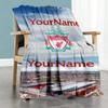 Liverpool Personalized Name Blanket Gift Customizable Blanket Ultra-Soft Perfect for Bedding Chair Couch Home Decor Ideal for All Seasons