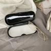 1pc Elegant Simple Reading Glasses Case Large Capacity Plastic Sunglasses Storage Box Protective Eyewear for Men Women