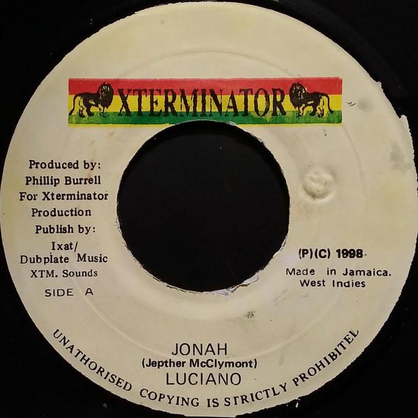 

7inch Record LUCIANO - Jonah NONE XTerminator 1998 Jamaica Reggae, Ska & Dub Used