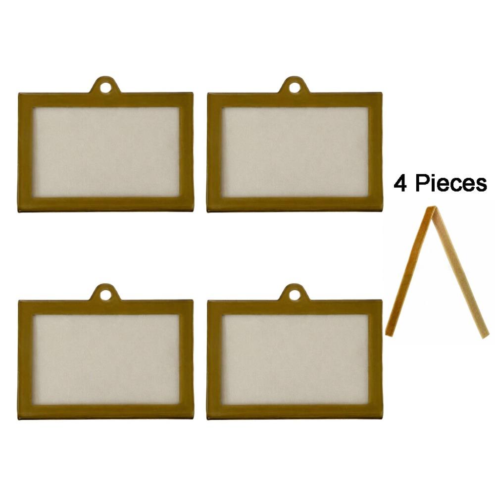 Acrylic 3 Inch Photo Frame Ornament DIY with Hanging Rope Christmas Tree Photo Ornament Vertical/Horizontal Style