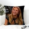 S-Scarlett Icon J-Johansson Pillow Case Linen Pillow Case Sofa Home Decor Cushion Cover Cushion Cove