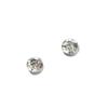 E1446 Magnet Rhinestone Magnet Ear Clip, Unisex Round Earrings Earclip