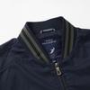 Leadway Nautica Men's Plus Size Cotton Bomber Jacket - Casual High-End Loose Fit with Stand-Up Collar.