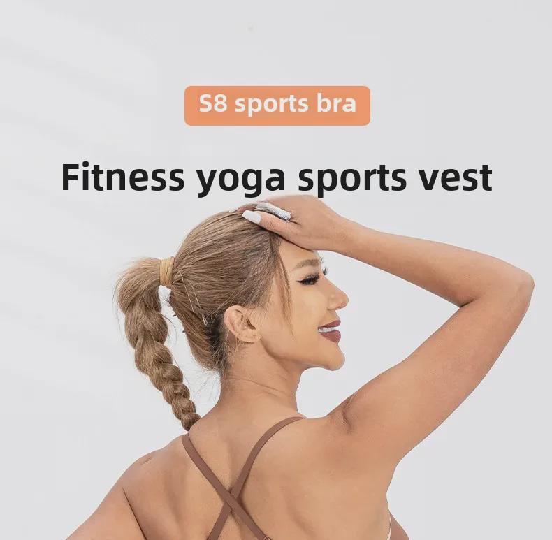 Damen Verstellbarer Sport-BH mit dünnen Trägern - Yoga, Laufen, Pilates Florales Design